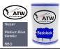 Preview: Nissan, Medium Blue Metallic, RBG: 500ml Lackdose, von ATW Autoteile West.